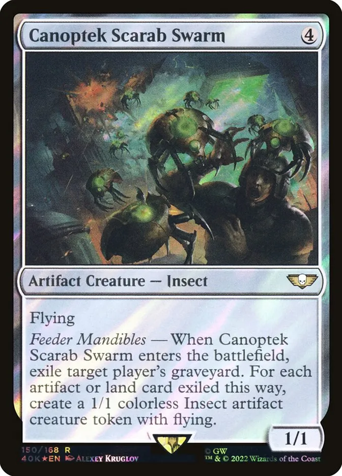 Canoptek Scarab Swarm Front Face