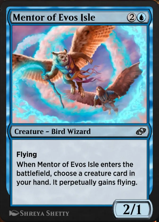 Mentor of Evos Isle Front Face