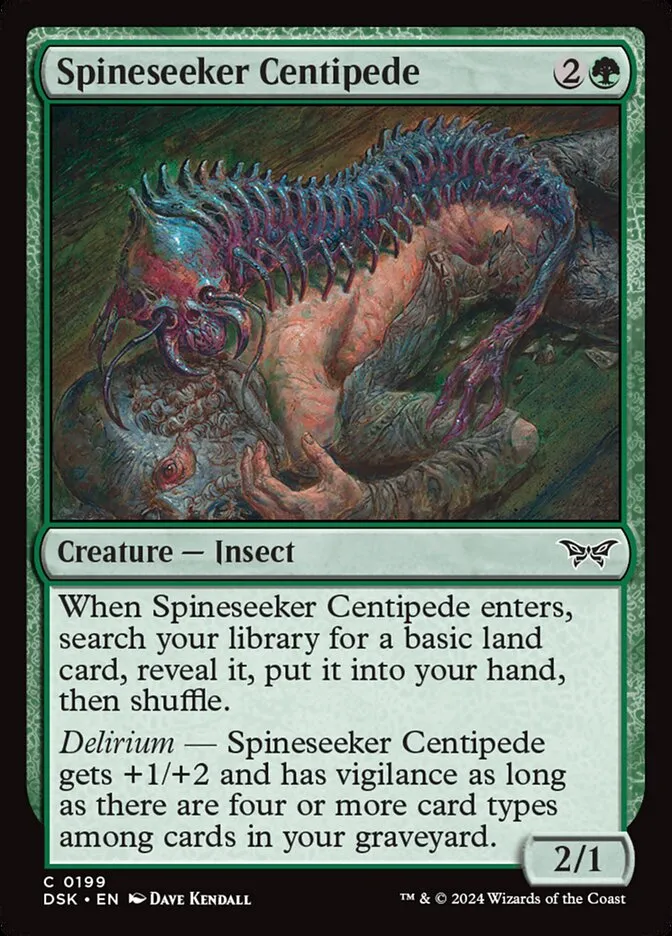 Spineseeker Centipede Front Face
