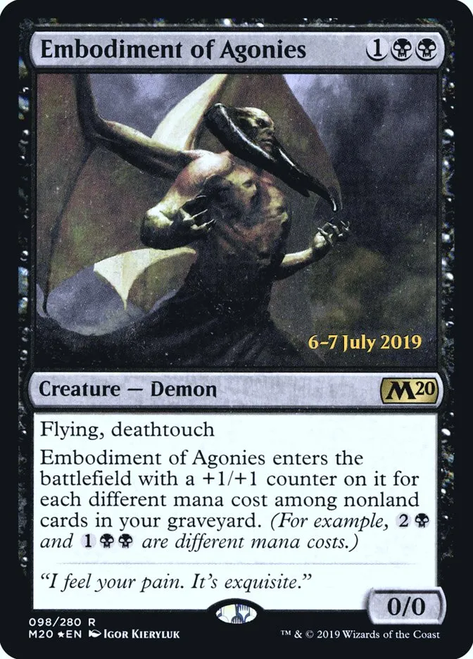Embodiment of Agonies Front Face