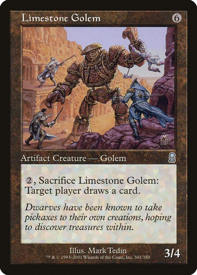 Limestone Golem Front Face