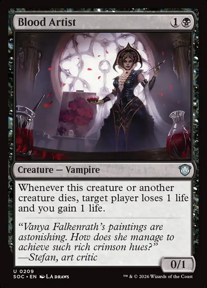 Blood Artist Front Face