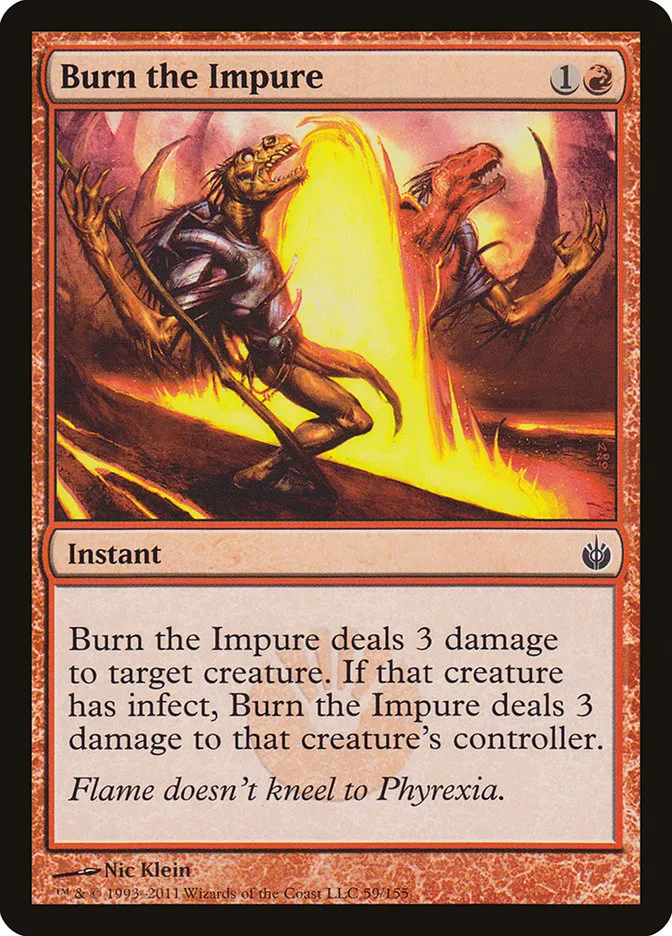 Burn the Impure Front Face