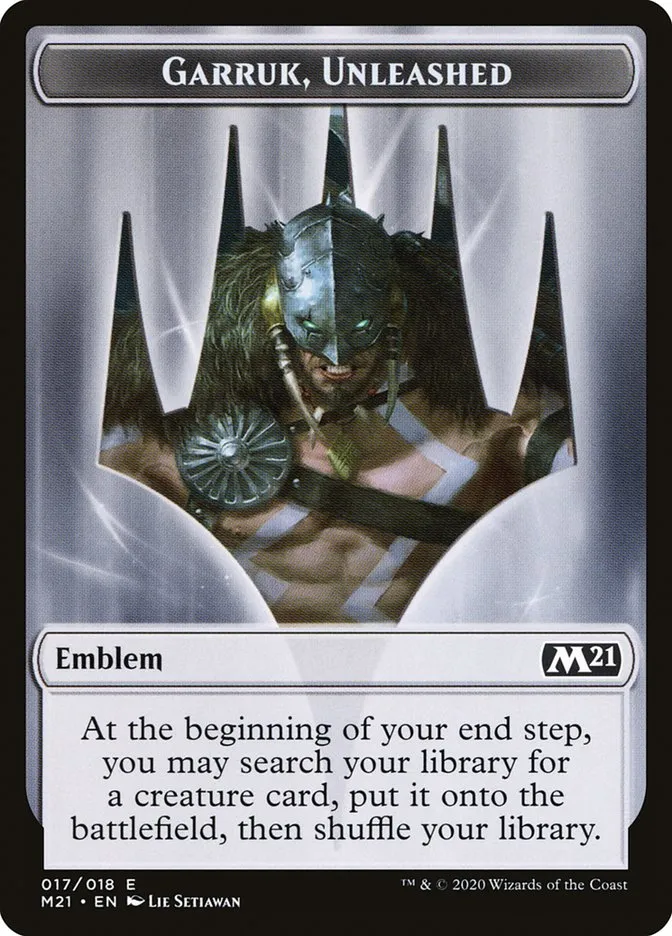 Garruk, Unleashed Emblem Front Face