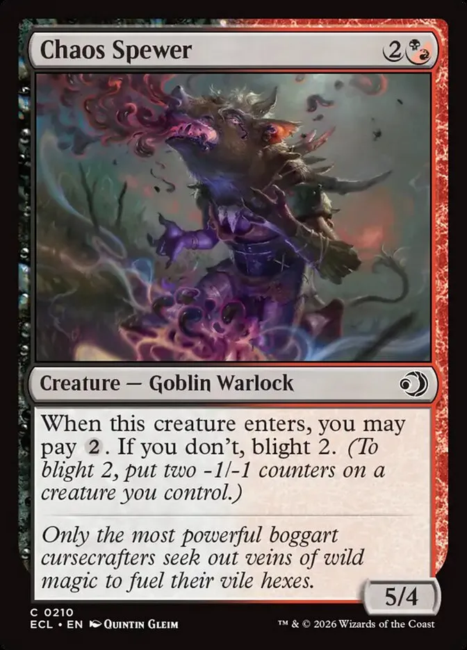 Chaos Spewer Front Face