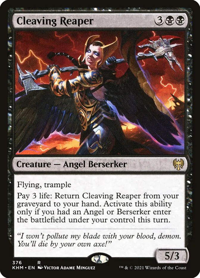 Cleaving Reaper Front Face