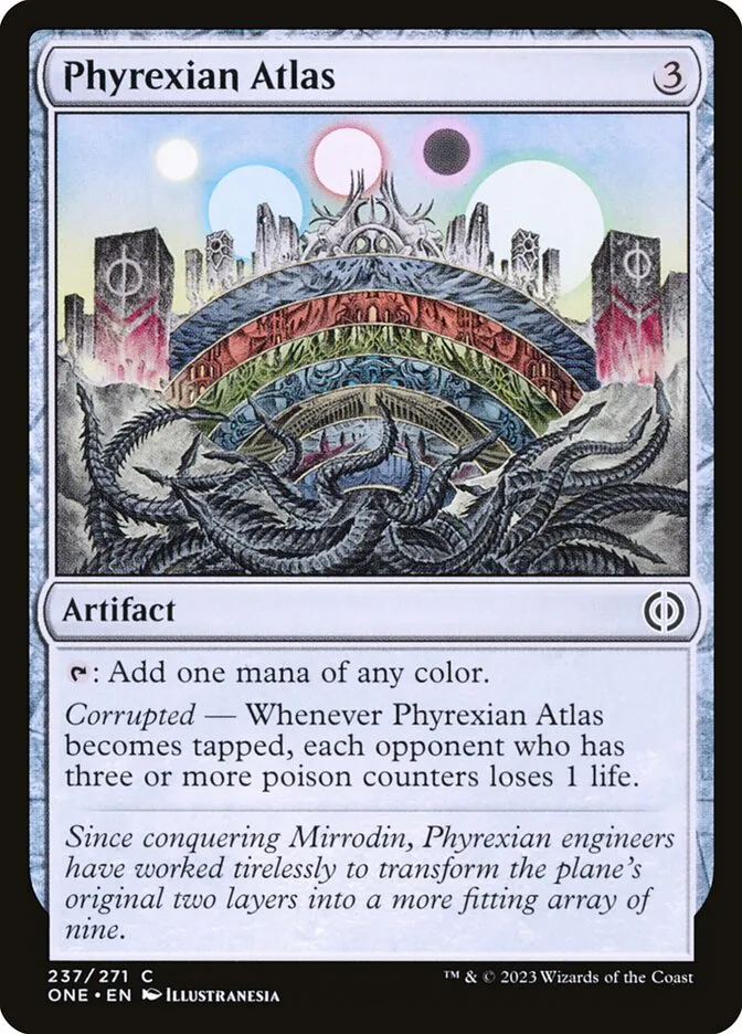 Phyrexian Atlas Front Face