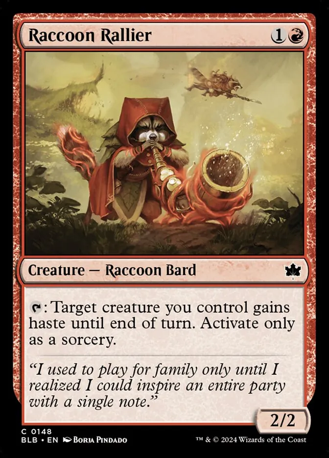 Raccoon Rallier Front Face