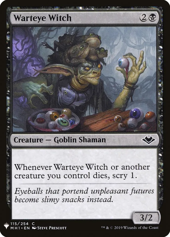 Warteye Witch Front Face