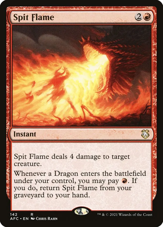 Spit Flame Front Face