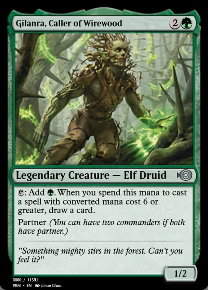 Gilanra, Caller of Wirewood Front Face