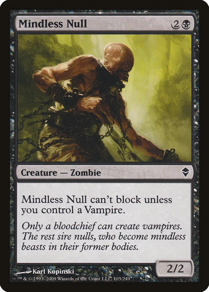 Mindless Null Front Face