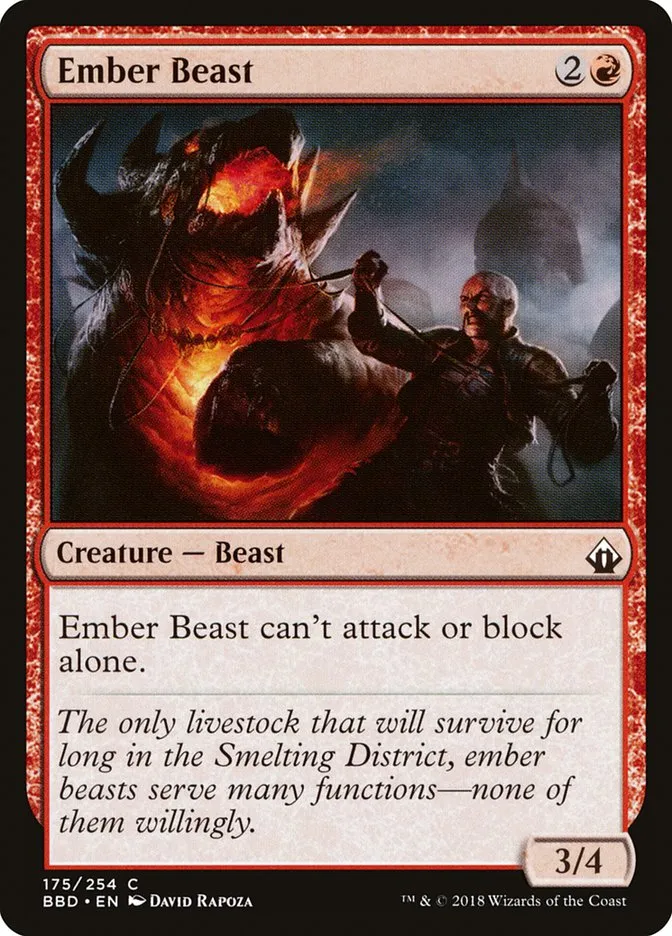 Ember Beast Front Face