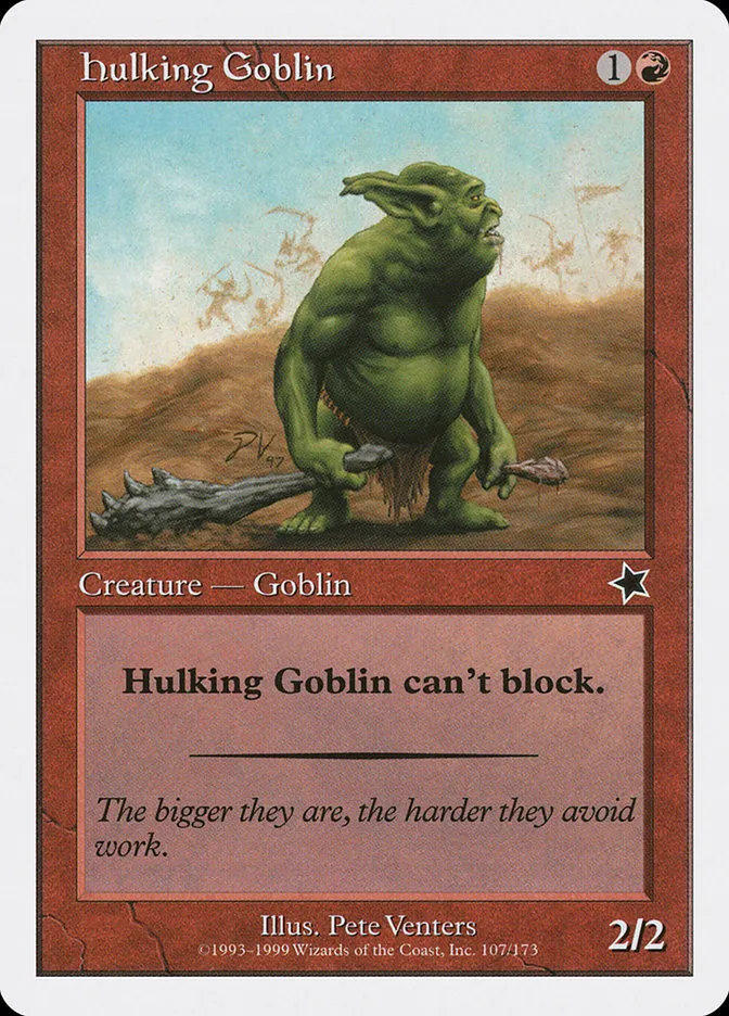 Hulking Goblin Front Face