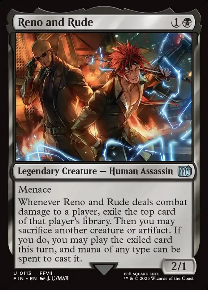 Reno and Rude Front Face