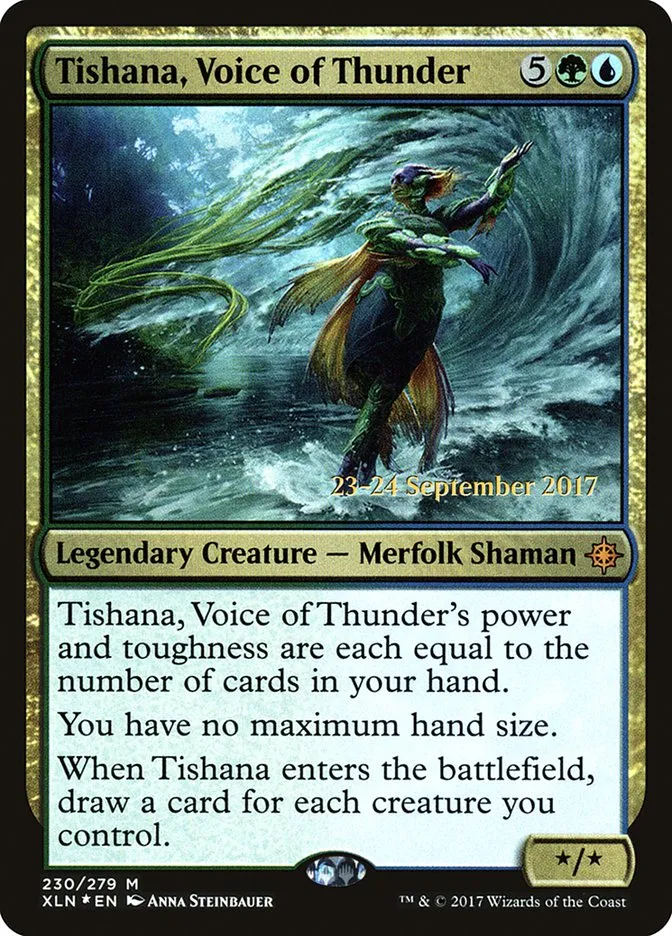 Tishana, Voice of Thunder Front Face