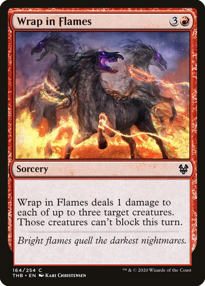 Wrap in Flames Front Face