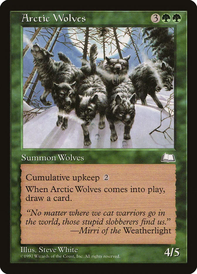 Arctic Wolves Front Face