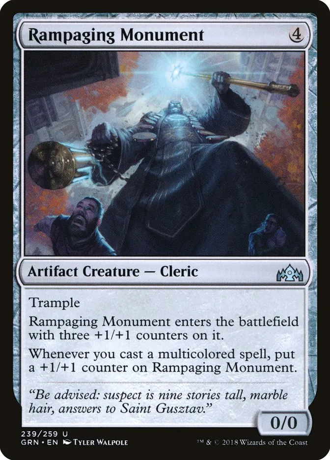 Rampaging Monument Front Face