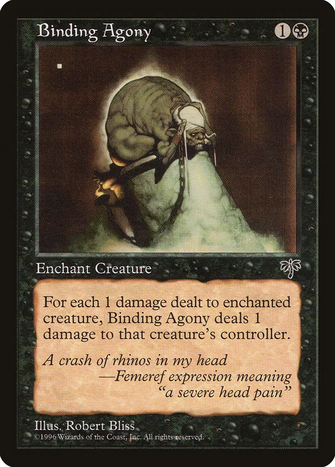 Binding Agony Front Face