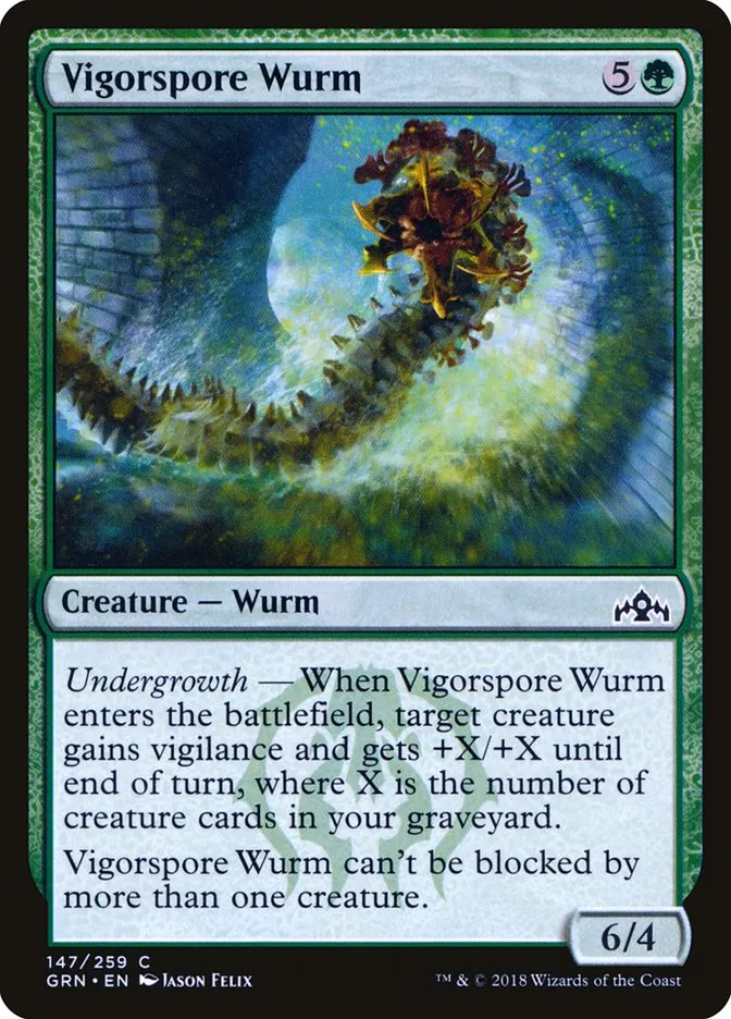 Vigorspore Wurm Front Face