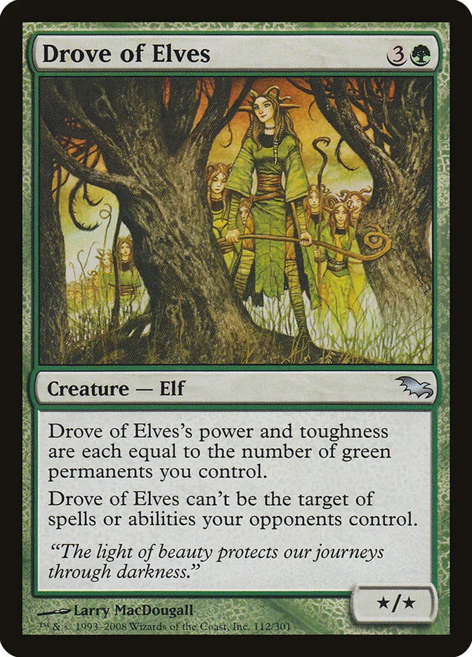 Drove of Elves Front Face