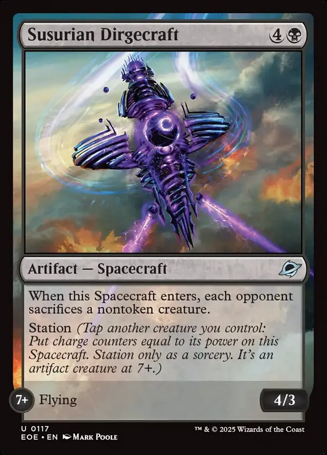 Susurian Dirgecraft Front Face