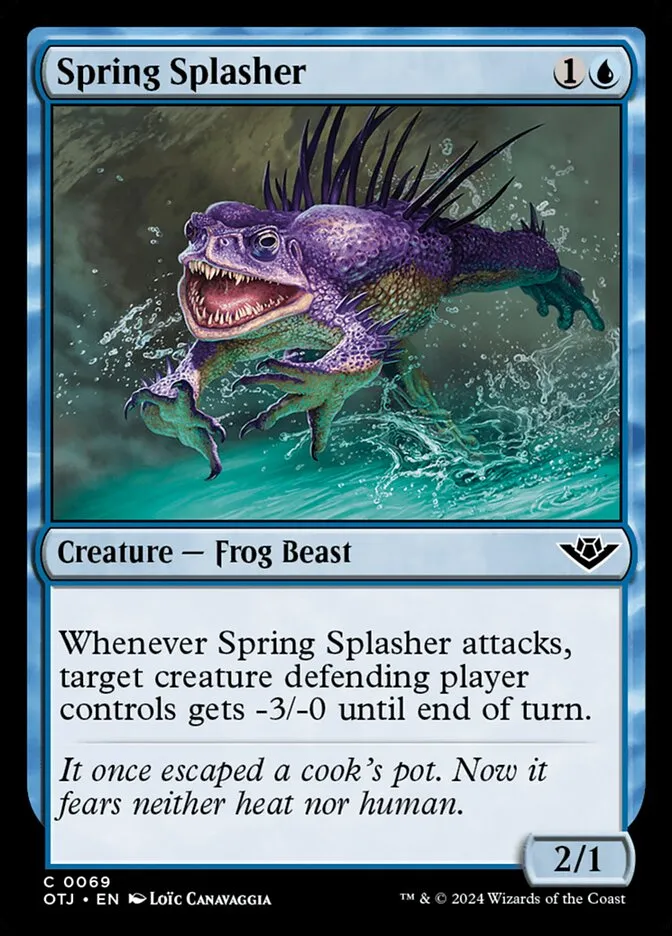 Spring Splasher Front Face