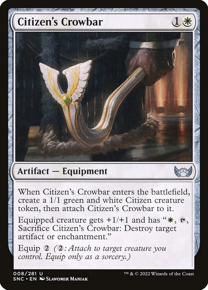 Citizen's Crowbar Front Face