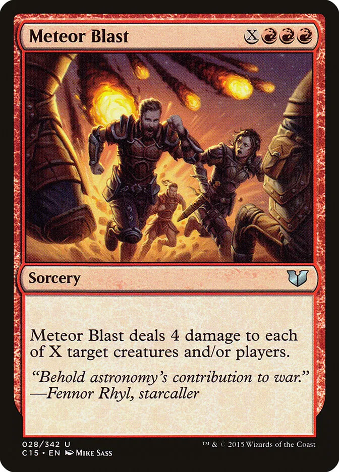 Meteor Blast Front Face