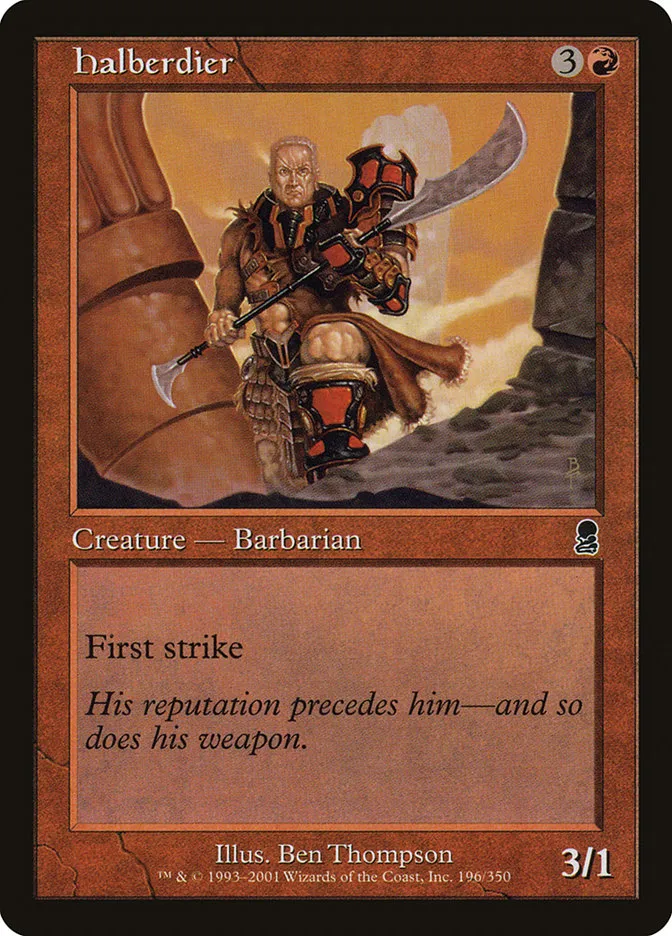 Halberdier Front Face