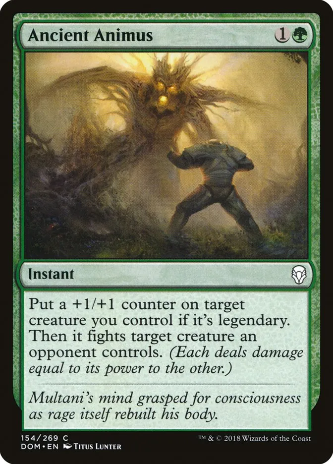 Ancient Animus Front Face