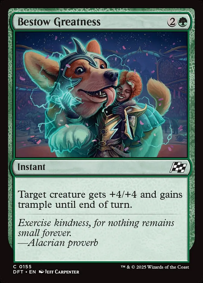 Bestow Greatness Front Face