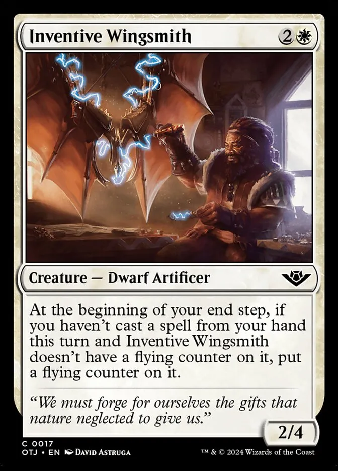 Inventive Wingsmith Front Face