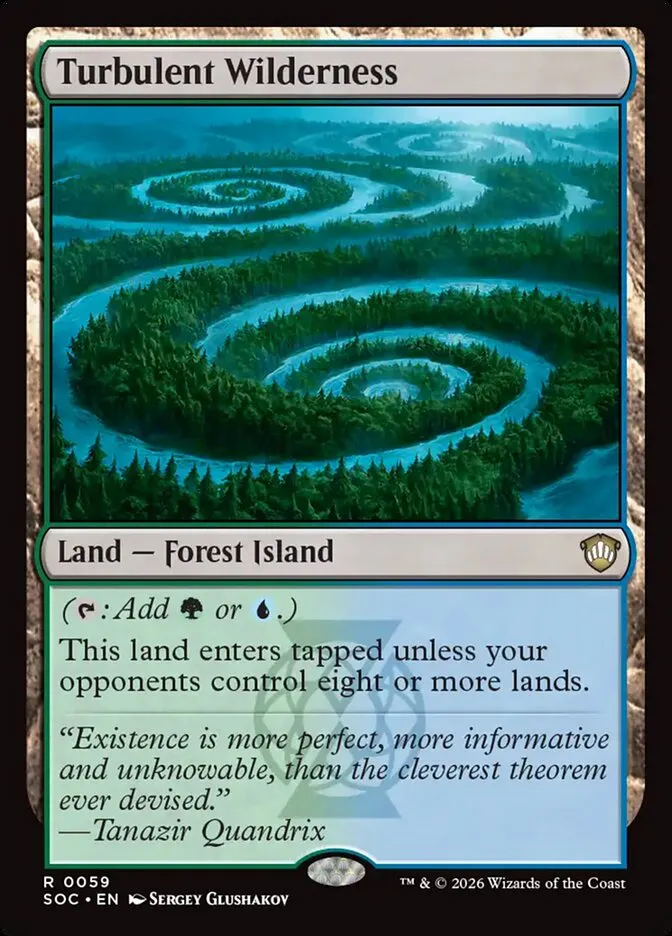Turbulent Wilderness Front Face