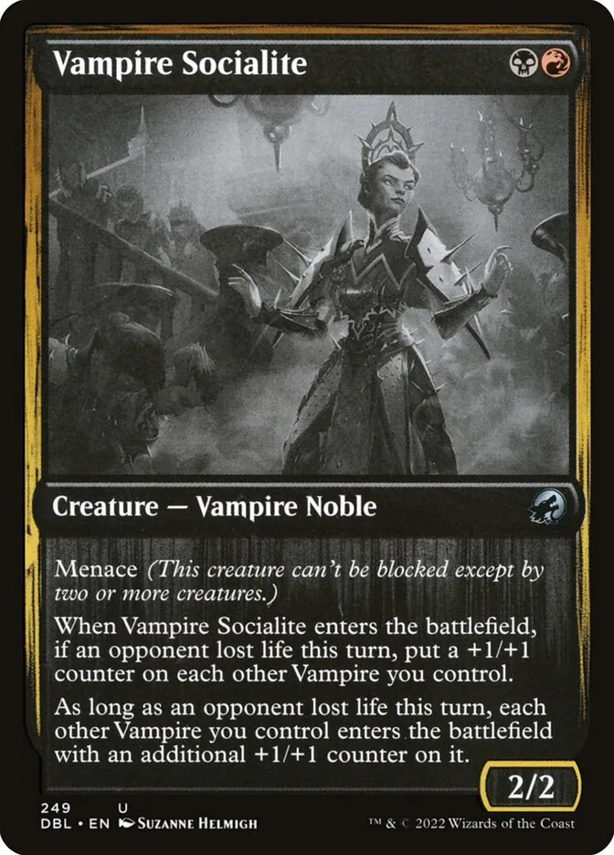 Vampire Socialite Front Face
