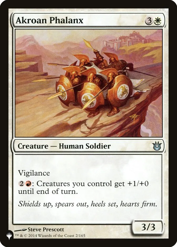 Akroan Phalanx Front Face
