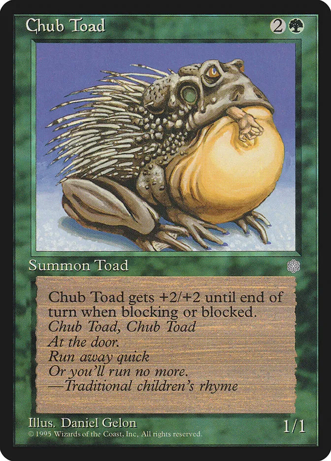 Chub Toad Front Face