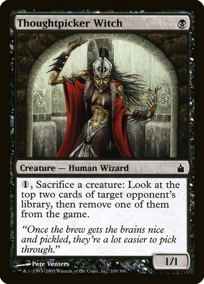 Thoughtpicker Witch Front Face