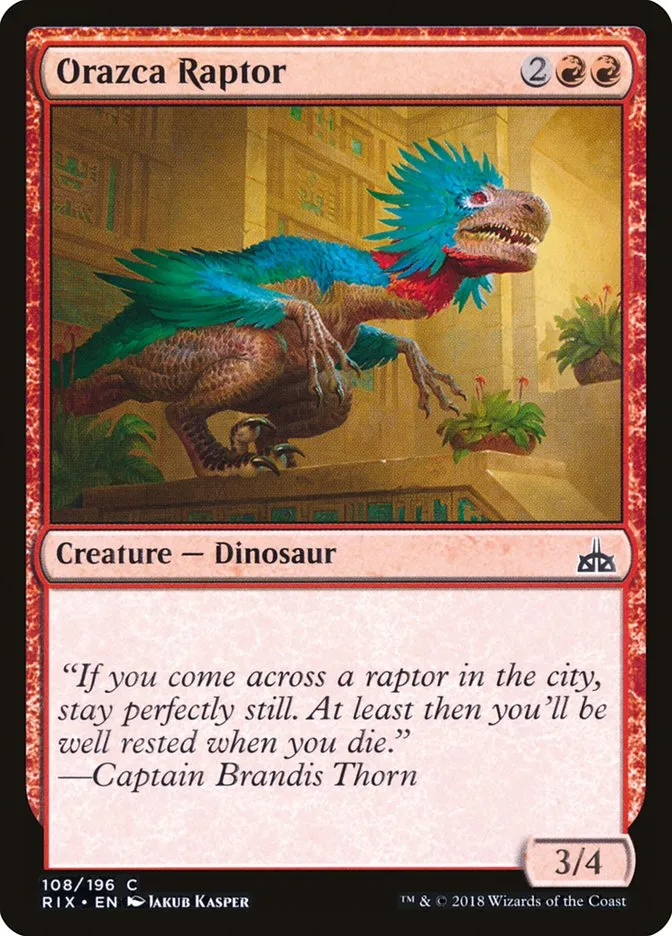 Orazca Raptor Front Face