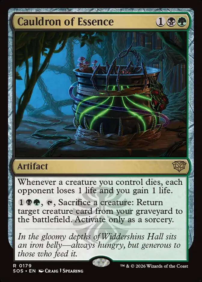 Cauldron of Essence Front Face