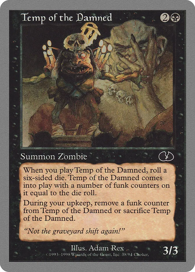 Temp of the Damned Front Face