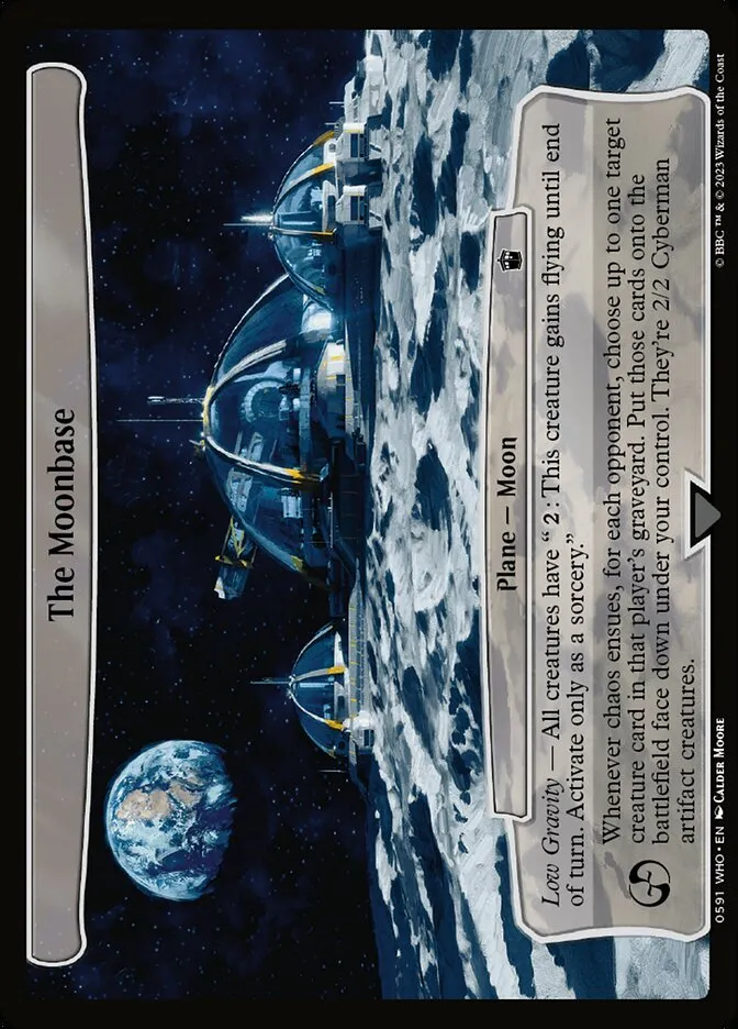 The Moonbase Front Face