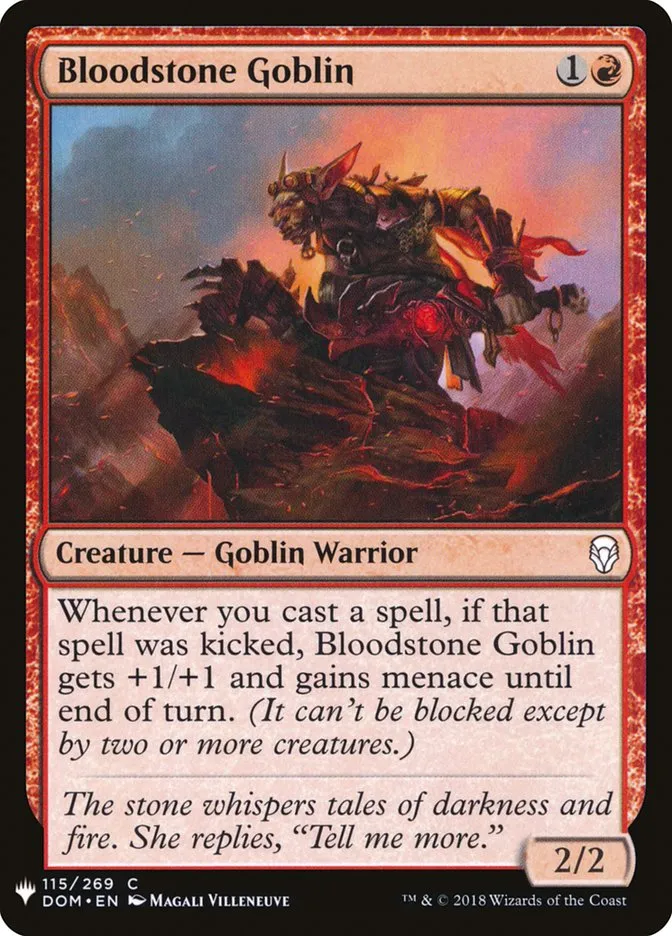 Bloodstone Goblin Front Face