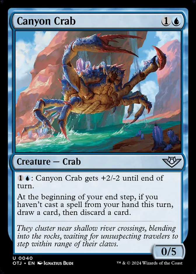 Canyon Crab Front Face