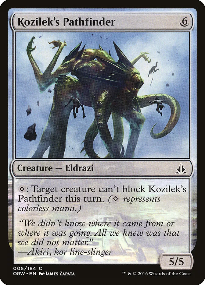 Kozilek's Pathfinder Front Face
