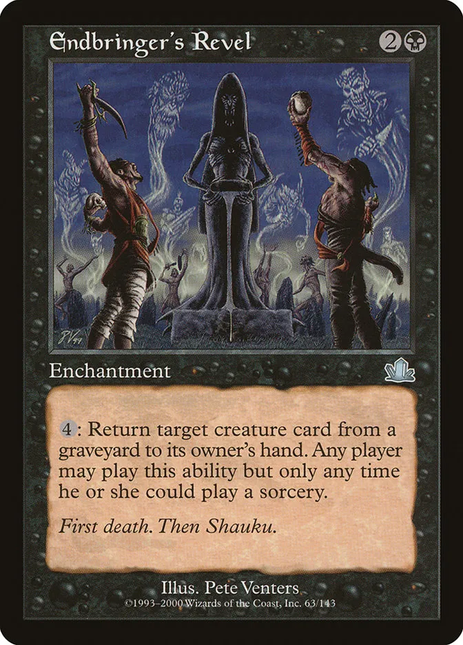 Endbringer's Revel Front Face