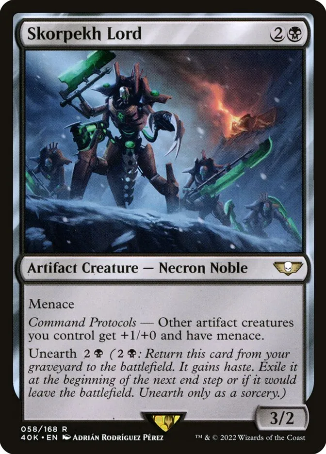 Skorpekh Lord Front Face