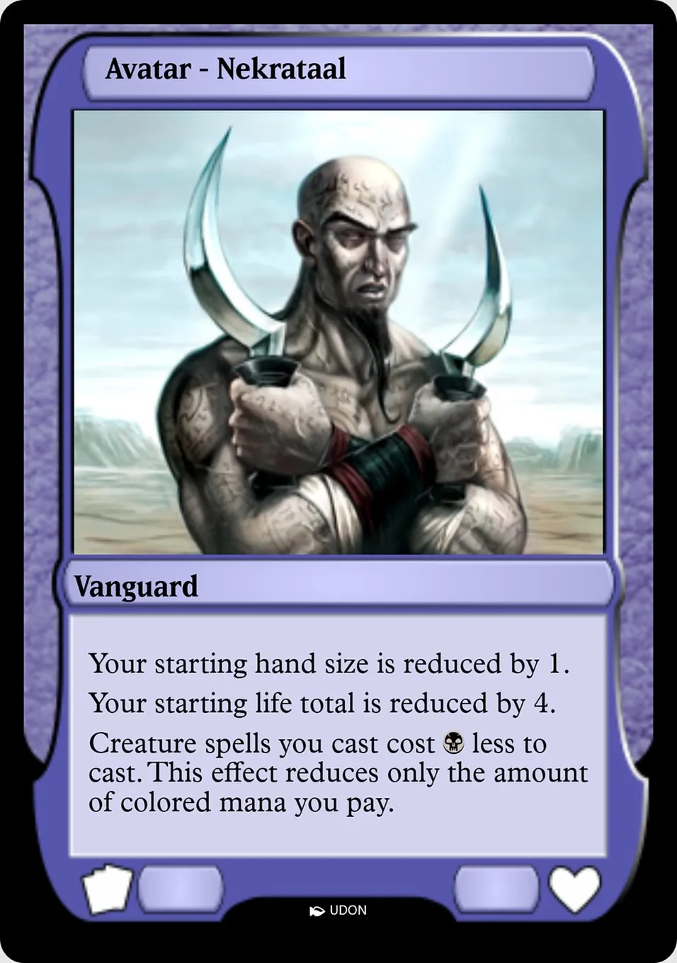 Nekrataal Avatar Front Face