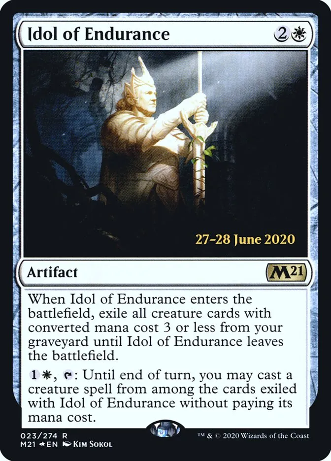 Idol of Endurance Front Face